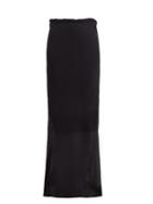 Matchesfashion.com Ann Demeulemeester - Semi Sheer Silk Maxi Skirt - Womens - Black