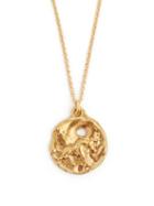 Matchesfashion.com Alighieri - Taurus 24kt Gold-plated Pendant Necklace - Mens - Gold