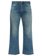 Matchesfashion.com Chimala - Cropped Selvedge Denim Straight Leg Jeans - Womens - Denim
