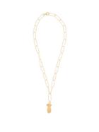 Matchesfashion.com Alighieri - Hand Of Protection Charm Gold Plated Necklace - Womens - Gold