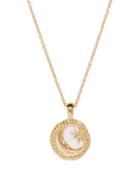 Azlee - Petit Cosmic Diamond & 18kt Gold Necklace - Womens - Yellow Gold