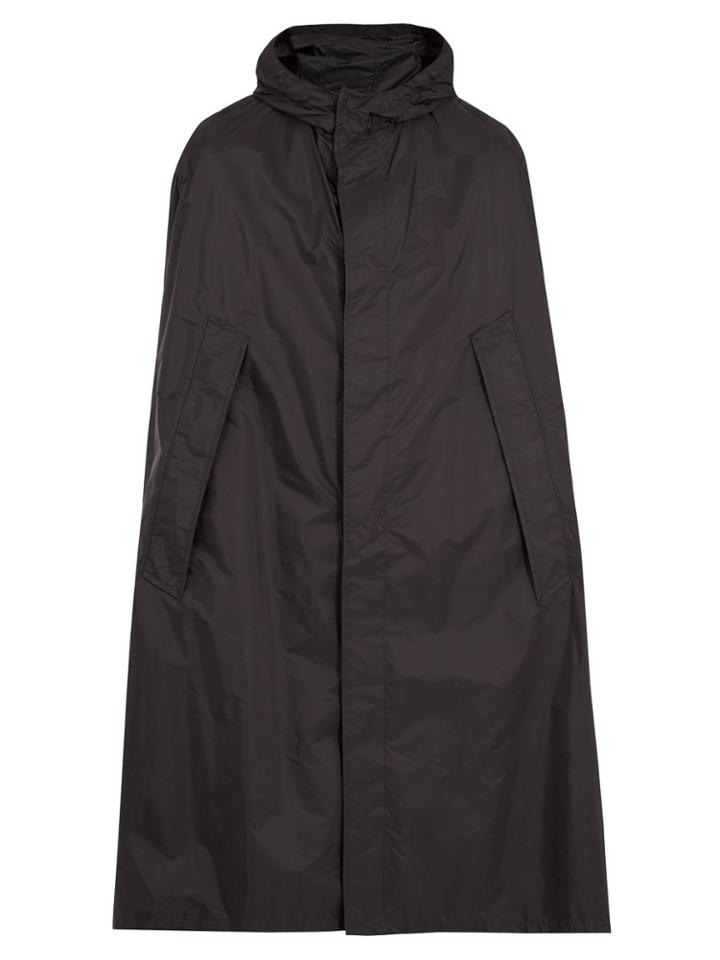 Prada Self-stowing Hooded Poncho