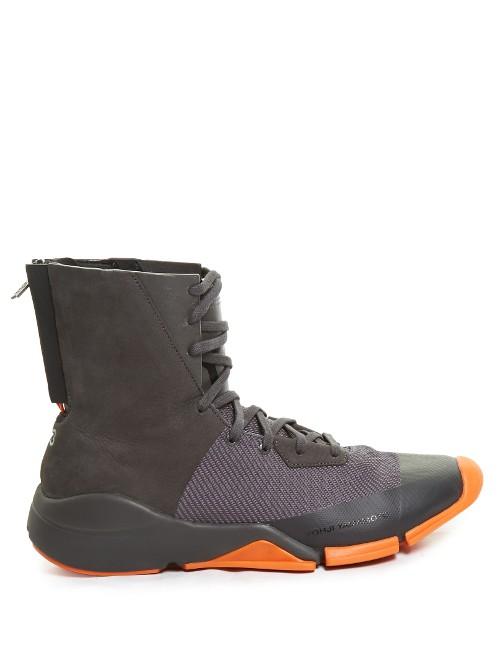 Y-3 Future Tri-colour High-top Trainers