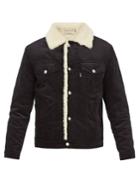 Maison Kitsuné Contrast-collar Cotton-corduroy Jacket