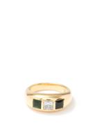 Jade Jagger - Diamond, Emerald & 18kt Gold Ring - Womens - Green Gold