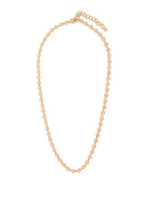 Matchesfashion.com Irene Neuwirth - Opal And Yellow Gold Necklace - Womens - Pink