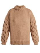 I Love Mr Mittens Honey Roll-neck Wool Sweater