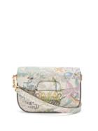 Gucci - 1955 Horsebit Tiger-print Leather Cross-body Bag - Womens - White Multi