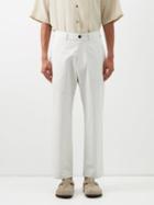Studio Nicholson - Cotton-canvas Straight-leg Trousers - Mens - Grey