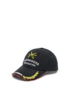 Matchesfashion.com Vetements - Logo-embroidered Cotton-canvas Baseball Cap - Mens - Black