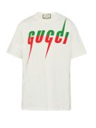 Matchesfashion.com Gucci - Logo Printed Cotton T Shirt - Mens - White