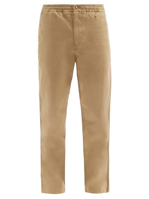 Matchesfashion.com Polo Ralph Lauren - Prepster Logo-embroidered Cotton-blend Trousers - Mens - Tan