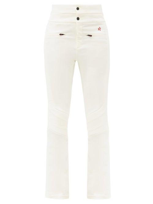 Ladies Activewear Perfect Moment - Aurora Flared Ski Trousers - Womens - White