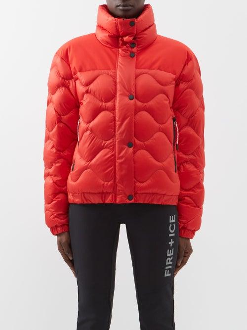 Bogner Fire+ice - Manu-d Quilted Down Ski Jacket - Womens - Red
