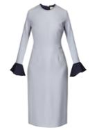 Roksanda Izumi Colour-block Stretch-crepe Midi Dress