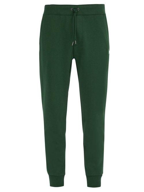 Matchesfashion.com Polo Ralph Lauren - Logo Embroidered Jersey Track Pants - Mens - Green