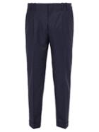 Matchesfashion.com Paul Smith - Slim Leg Wool And Cashmere Blend Trousers - Mens - Blue