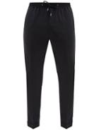 Mens Rtw Paul Smith - Drawstring Wool Suit Trousers - Mens - Charcoal