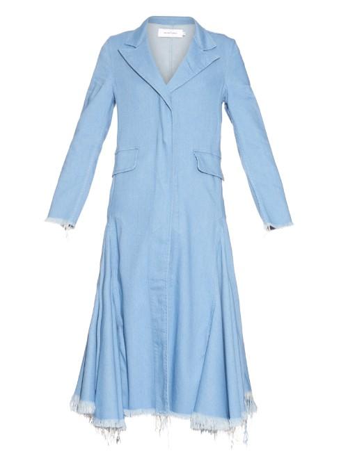 Marques'almeida Flared-hem Denim Coat