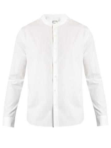 Wooyoungmi Collarless Cotton Shirt