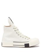 Rick Owens Drkshdw X Converse - Drkstar High-top Canvas Trainers - Womens - White