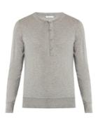 Tomas Maier Fine-knit Cashmere Henley Sweater