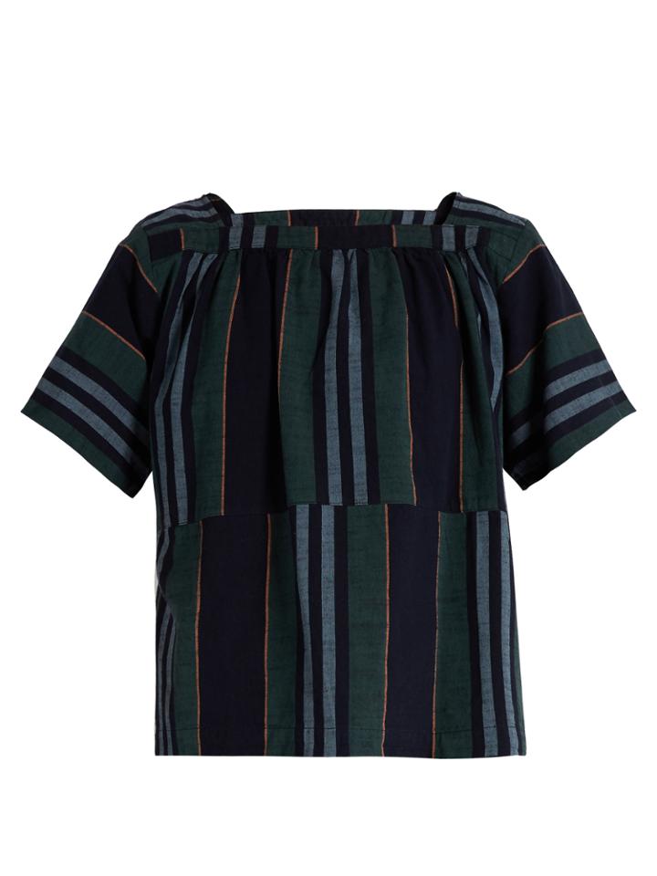 Ace & Jig Vista Square-neck Cotton Top