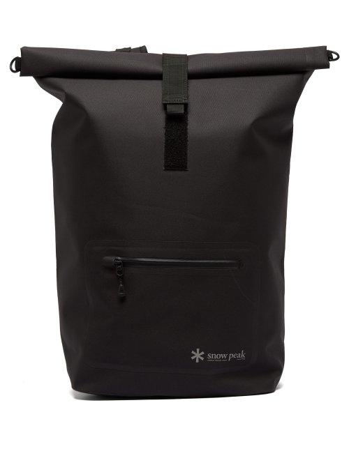 Matchesfashion.com Snow Peak - Waterproof Roll Top Backpack - Mens - Black