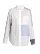 Acne Studios Sela Patchwork Cotton Shirt