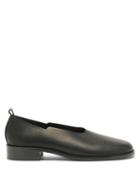 The Row - Monceau Round-toe Leather Loafers - Womens - Black