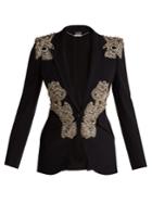 Alexander Mcqueen Crystal And Beaded Blazer