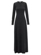 Raey - Recycled-cotton And Tencel-blend Maxi Dress - Womens - Black