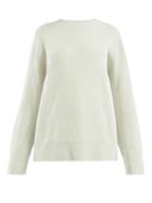 Matchesfashion.com The Row - Sibel Wool Blend Sweater - Womens - Light Green