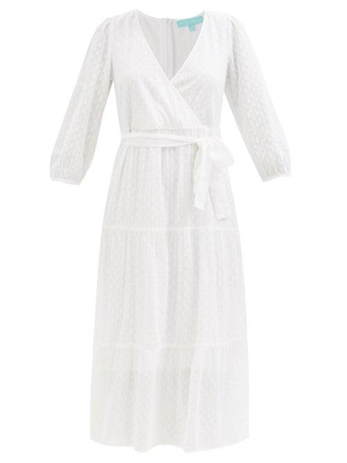 Melissa Odabash - Libby Fil-coup Cotton-voile Dress - Womens - White