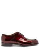 Matchesfashion.com Christian Louboutin - A Mon Homme Patent Leather Brogues - Mens - Red