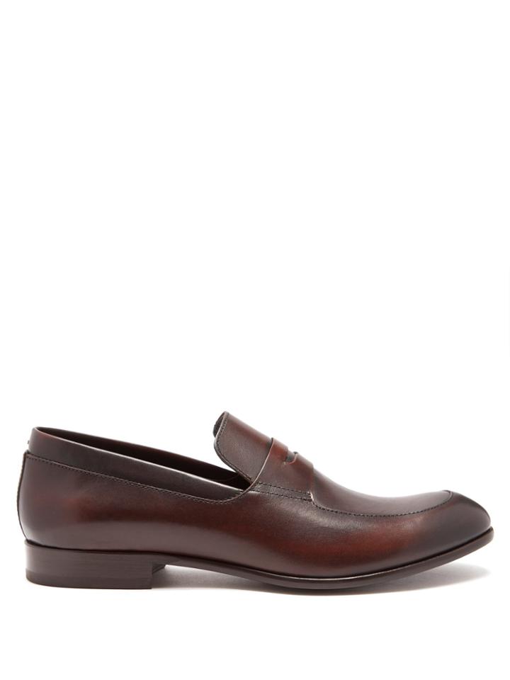 Harrys Of London Jimmy Leather Penny Loafers