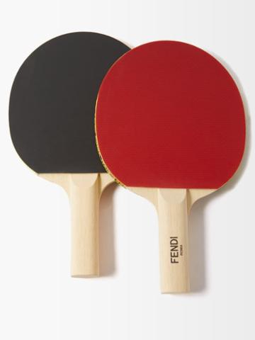 Fendi - Set Of Table Tennis Bats - Mens - Beige