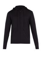 Matchesfashion.com Sunspel - Zip Through Hooded Wool Sweatshirt - Mens - Navy