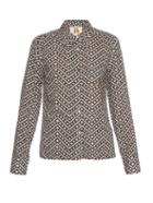 Figue Anna Zigzag-print Cotton Shirt