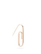 Matchesfashion.com Hillier Bartley - Paperclip Rose-gold Vermeil Single Earring - Womens - Rose Gold