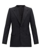 Matchesfashion.com Givenchy - Studded Wool-blend Blazer - Mens - Black