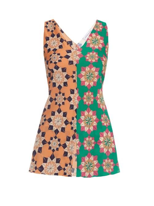 Jonathan Saunders Petra Star-print Top