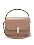 Matchesfashion.com Valextra - Iside Grained Leather Cross Body Bag - Womens - Beige