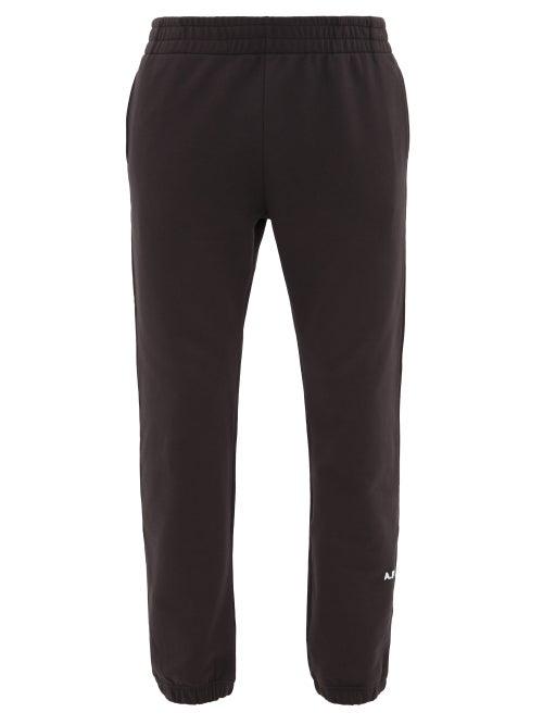 Matchesfashion.com Jjjjound X A.p.c. - Logo Cotton Track Pants - Mens - Black