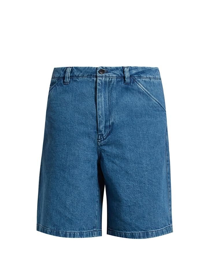 Acne Studios Allan Wide-leg Denim Shorts