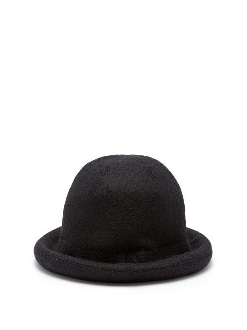 Matchesfashion.com Acne Studios - Wool Blend Hat - Womens - Black