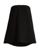 Matchesfashion.com Raey - Trapeze Crepe Bandeau Top - Womens - Black