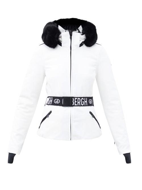 Matchesfashion.com Goldbergh - Hida Quilted Down Shell Ski Jacket - Womens - White