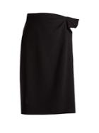 Bottega Veneta Asymmetric Wool-crepe Pencil Skirt