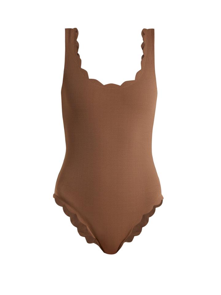 Marysia Swim Palm Springs Scallop-edge Swimsuit